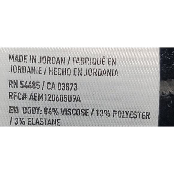 American Eagle Black White Striped Soft Sexy Plush Hoodie Top Small Lightweight - Picture 4 of 6